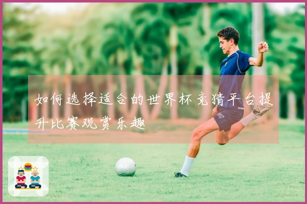 如何选择适合的世界杯竞猜平台提升比赛观赏乐趣